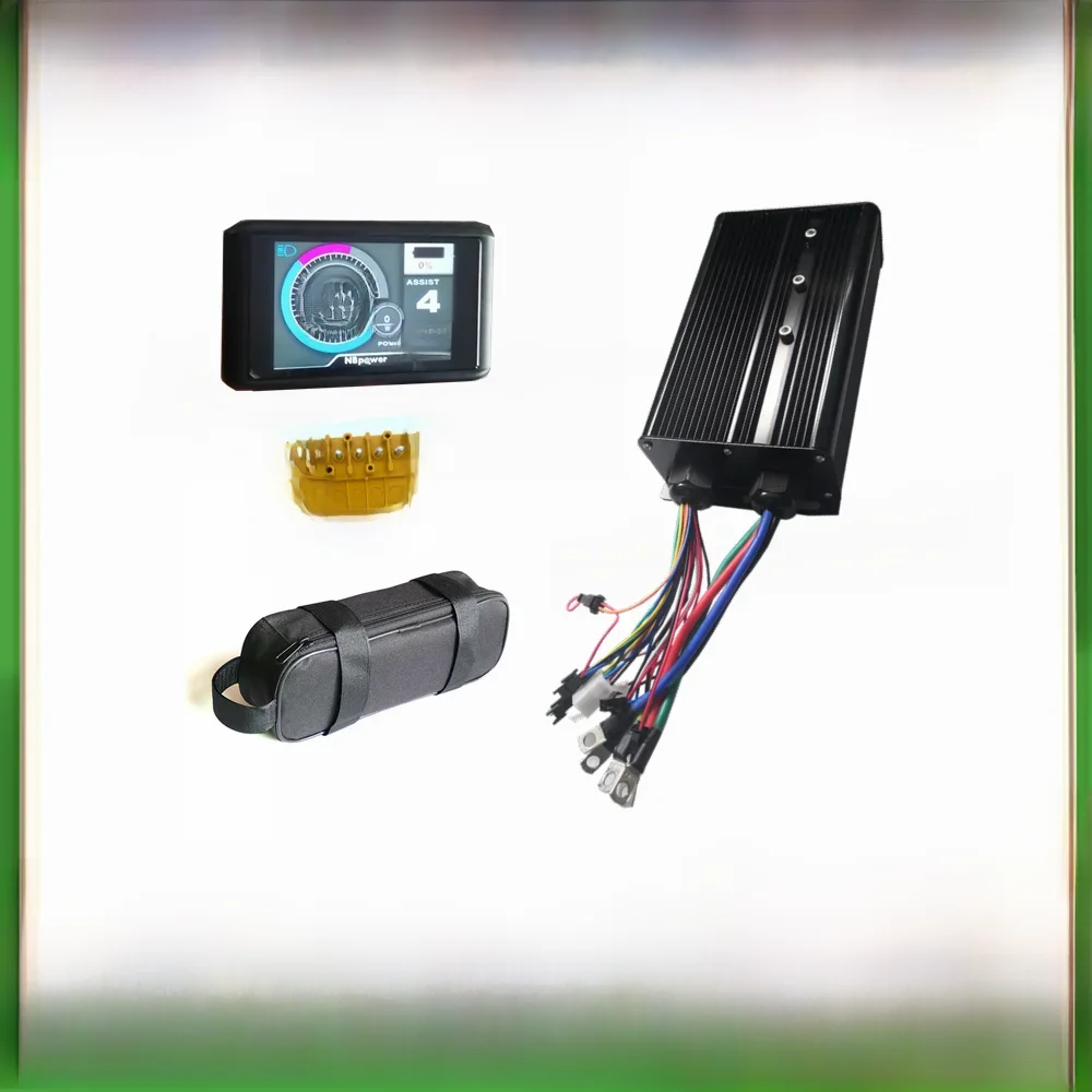 AliExpress NDECYC US Stock NBpower YF 48/72V 3000W 60A Brushless DC Ebike Square Wave Controller with UKC1 Color Display or SW900  Display One Set