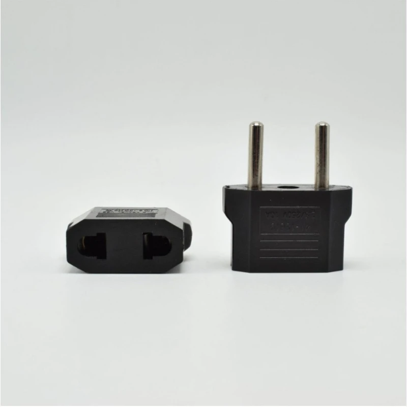 

Flat pin to round pin 4.0mm European standard plug