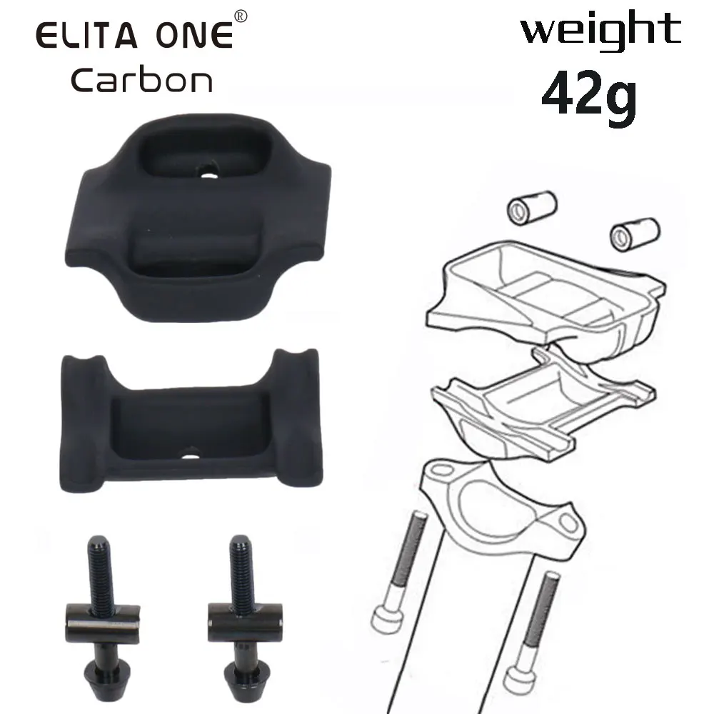 Elita one carbon Sattelstütze Ersatz Kohle faser obere Abdeckung Basis Titan Schrauben