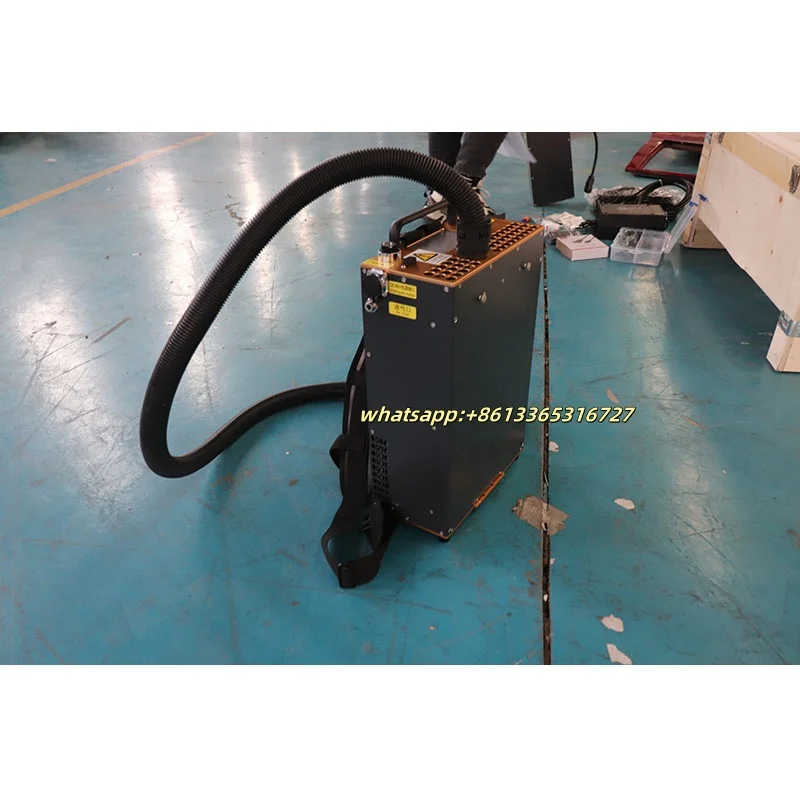 Backpack Pulse 100w 200w 300w Fiber Laser Reinigingsmachine