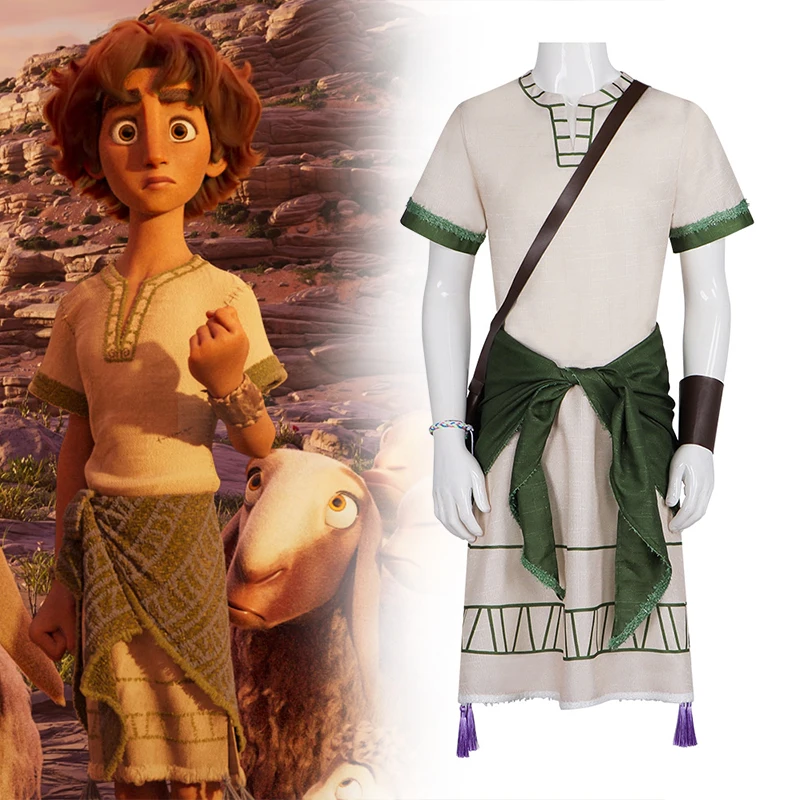 

Анимированный мультфильм Молодой Дэвид Хэллоуин нарядное платье для взрослых овчарка Дэвид косплей костюм