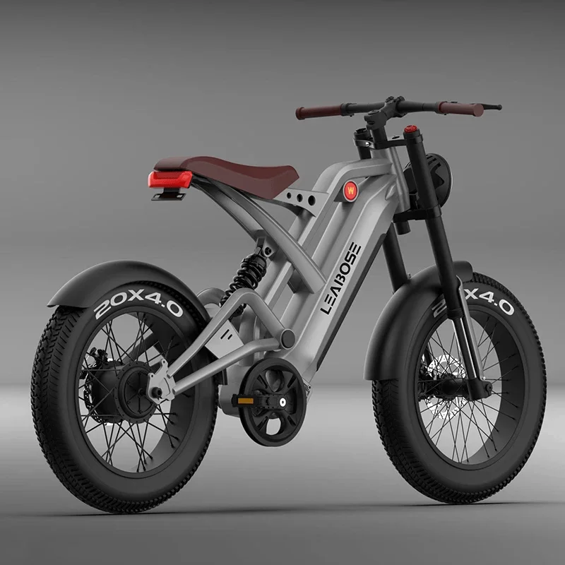 2025 Nieuwe Stijl Mode Elektrische Stadsfiets 20Inch 1000W Elektrische Fiets Volwassenen 48V Elektrische Fat Tire Fiets