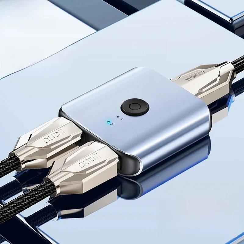 llano HDMI 2.0 Switch, Ultra HD 4K Bi-Directional HDMI Switcher Splitter Supports 4K@60Hz, Aluminum HDMI Switcher Selector