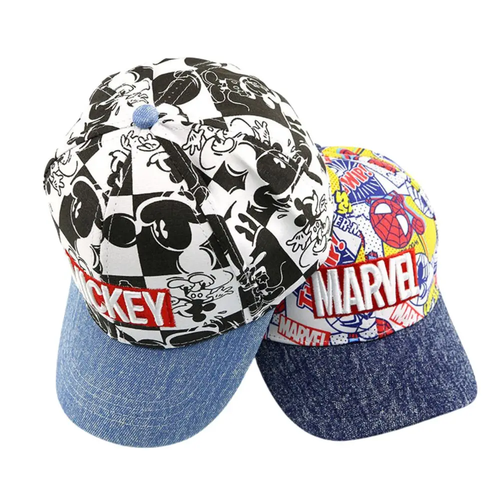 قبعة بيسبول سبايدرمان للأطفال، قبعة بيسبول ميكي ماوس للأطفال البنات والأولاد، قبعة لطيفة، قبعة سبايدرمان التنكرية، إكسسوارات الهالوين