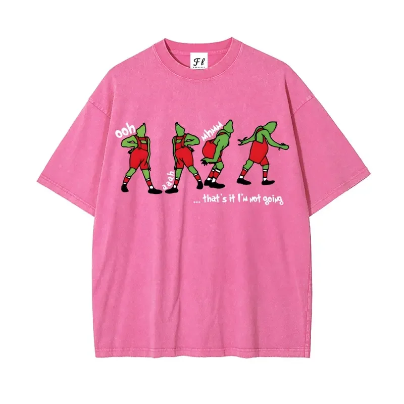 グラフィックウォッシュ加工生地Tシャツ オーバーサイズ ユニセックス カジュアル ソフト 快適 レトロスタイル デイリーウェア トレンドファッション 秋服