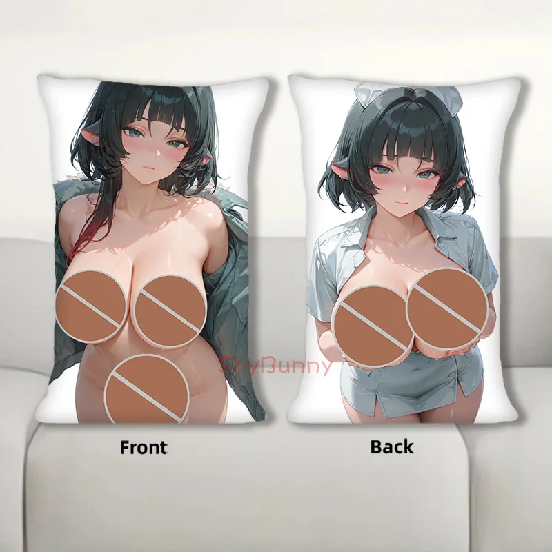 Dakimakura Anime Jane Doe ZZZ غطاء وسادة الجسم وسادة أريكة مزدوجة الجانب طباعة رمي وسادة 40X60cm