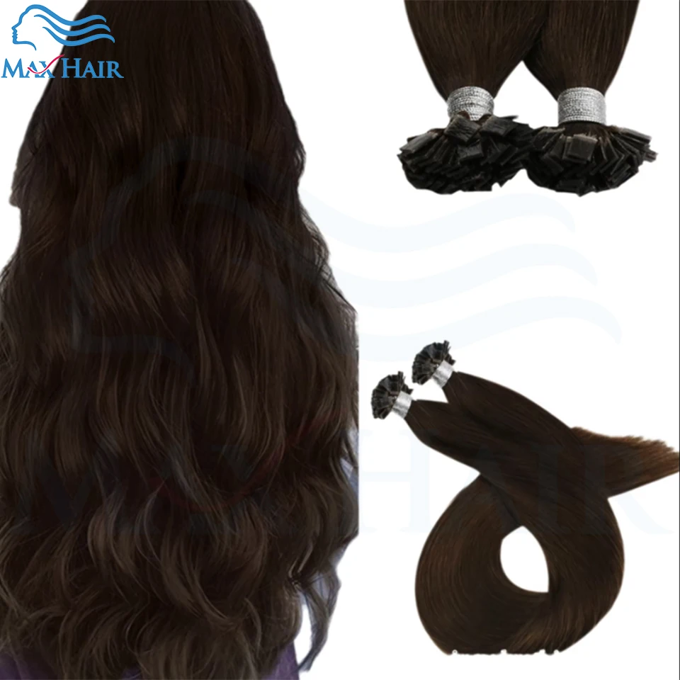 

Прямые человеческие волосы с плоским кончиком, кератиновое наращивание от Fusion, капсулы, прядь, натуральное наращивание волос, омбре, светлый цвет, Прямая доставка