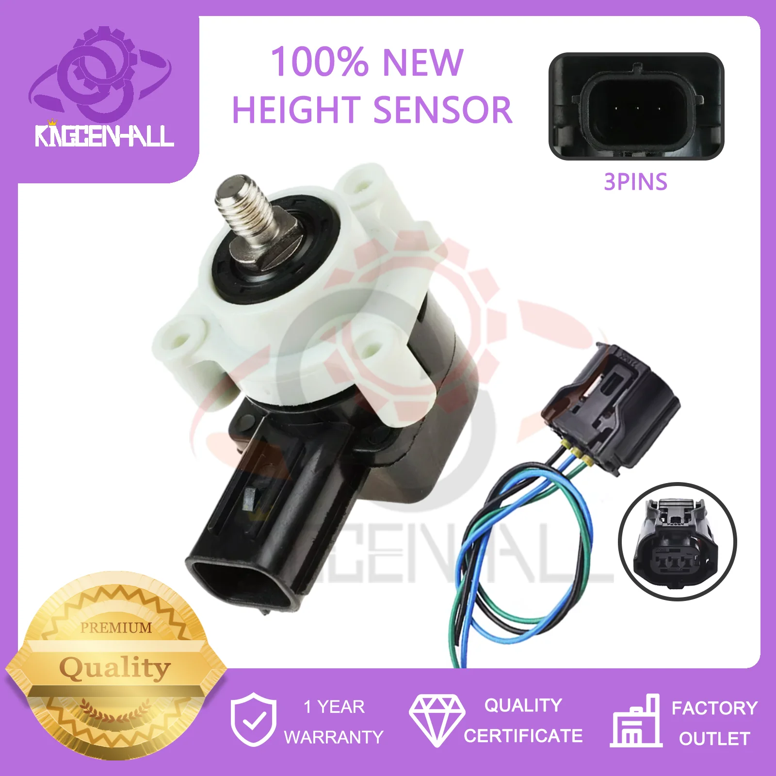 

High Quality 8651A064 8651A065 Front & Rear Height Lever Sensor For Mitsubishi Pajero Montero 4 IV 2007-2016 Headlight Level