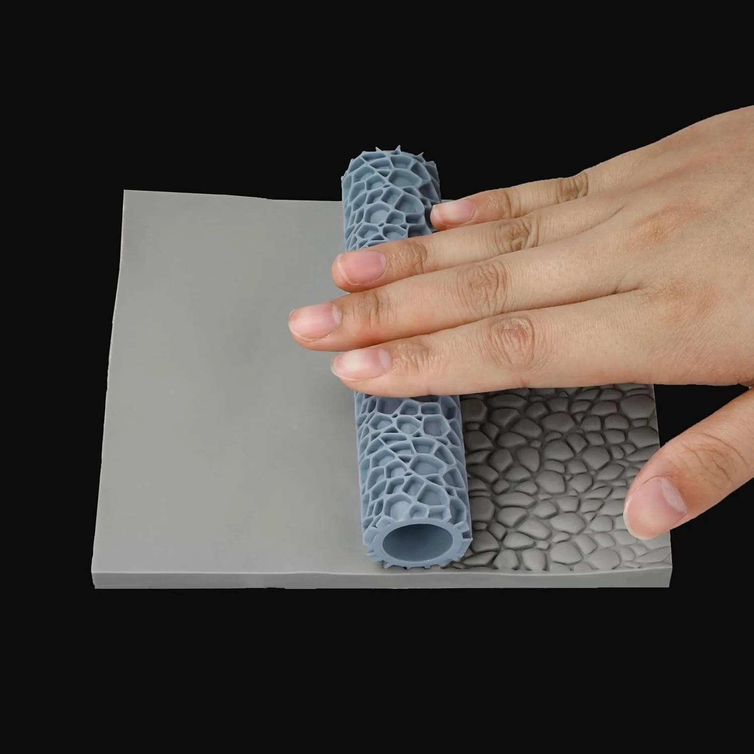 Wałek do teksturowania terenu, praktyczny prezent dla modelarzy z pianki i gliny, wysokiej jakości profesjonalne akcesoria do ręcznego modelowania.