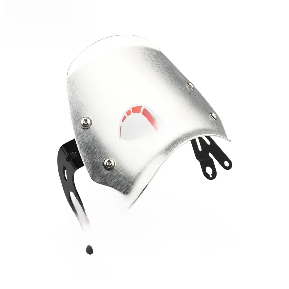 Convient pour INTERCEPTOR 650 18-23 CONTINENTAL 650 GT 650 19-23 moto pare-brise en aluminium déflecteurs de vent