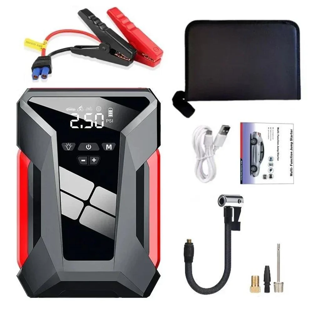 5000A Auto-Starthilfe Powerbank 12V Autobatterie-Ladegerät für Benzin- und Dieselfahrzeuge Notfall-Tragbares Gerät Auto-Starthilfe Hochleistungs-Powerbank Auto-Batterieladesystem Automatischer