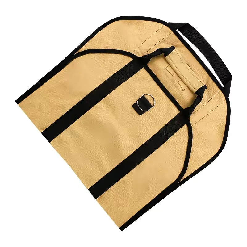 حقيبة حمل سجل شديدة التحمل - حقيبة حطب خارجية مع مقابض معززة - حقيبة حمل وتخزين متينة للخشب للتخييم #6