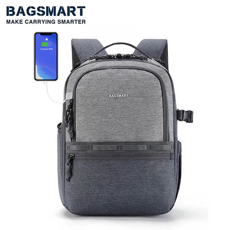 BAGSMART Camera Backpack for Photographers DSLR SLR Camera Backpacks Waterproof Backpack Fit up to 12.9