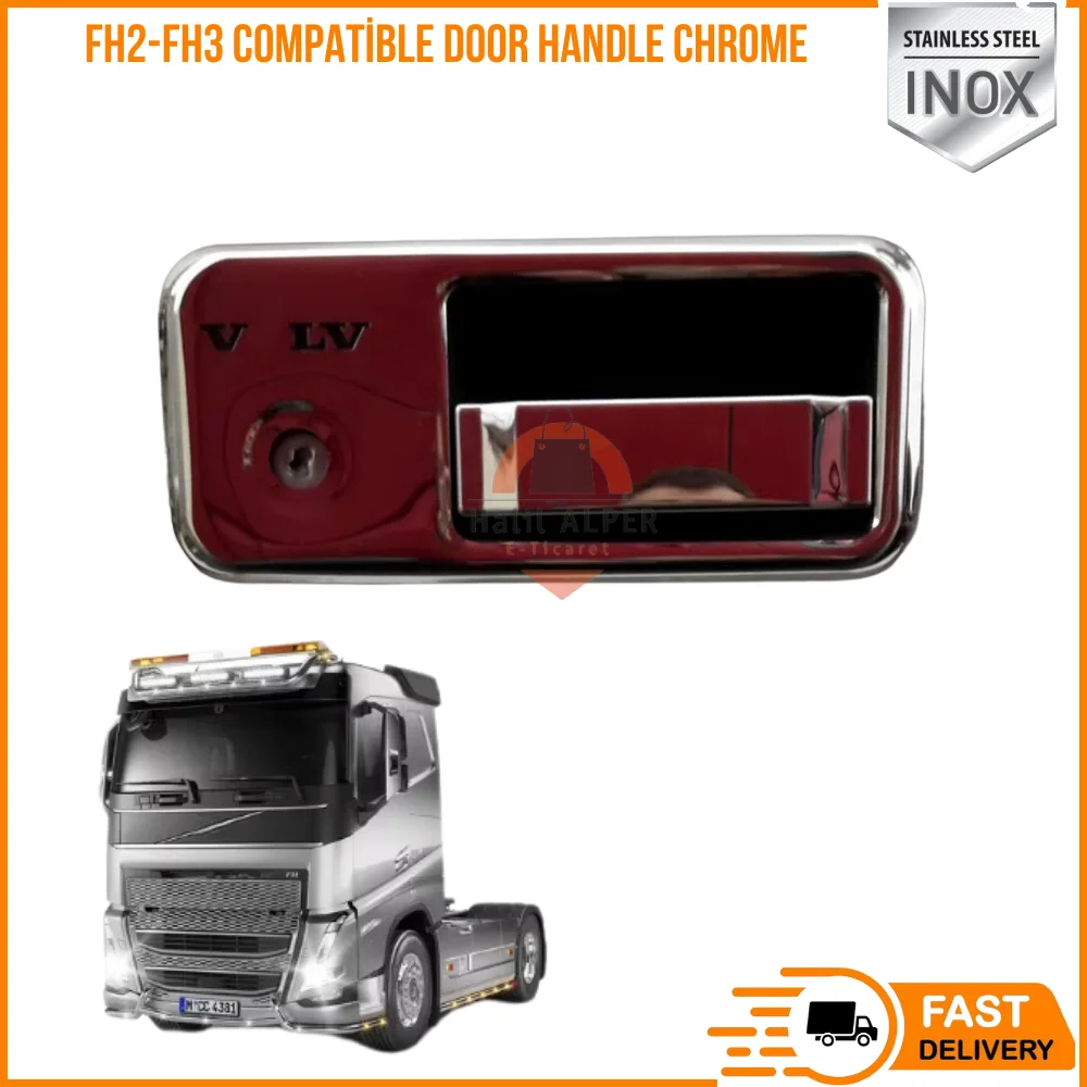 For FH2-FH3 Compatible Door Handle Chrome High quality standard steel Satisfaction fast shipping Affordable price