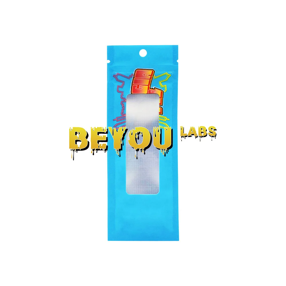 EMPTY Cartridges Storage Tank 1.0 Plastic Opp Pouche Cook Jungle Cart Zipper Bag Folding Display Box 0.8ml Container Custom LOGO