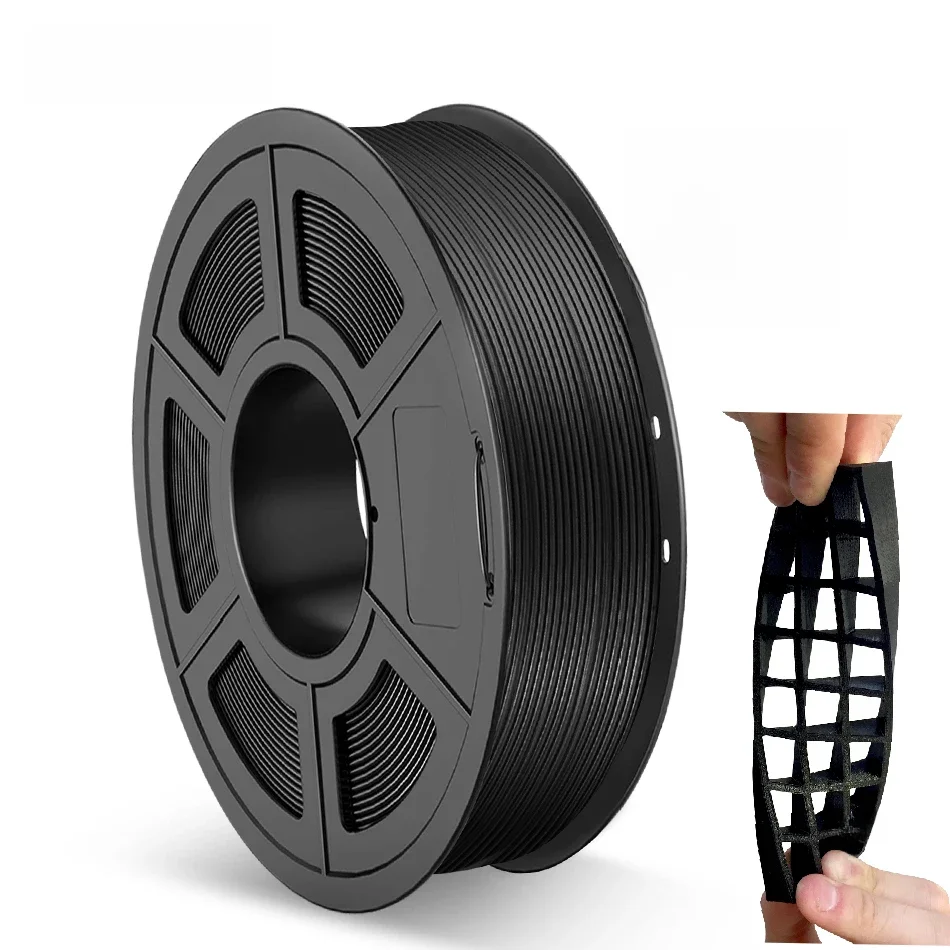SUNLU 95A Filament TPU Drukowanie 3D 1,75 MM 0,5 KG Dobra elastyczność Nietoksyczny Dobra odporność na starzenie Bezzapachowe miękkie nadruki Zabawki Buty — zdjęcie 2