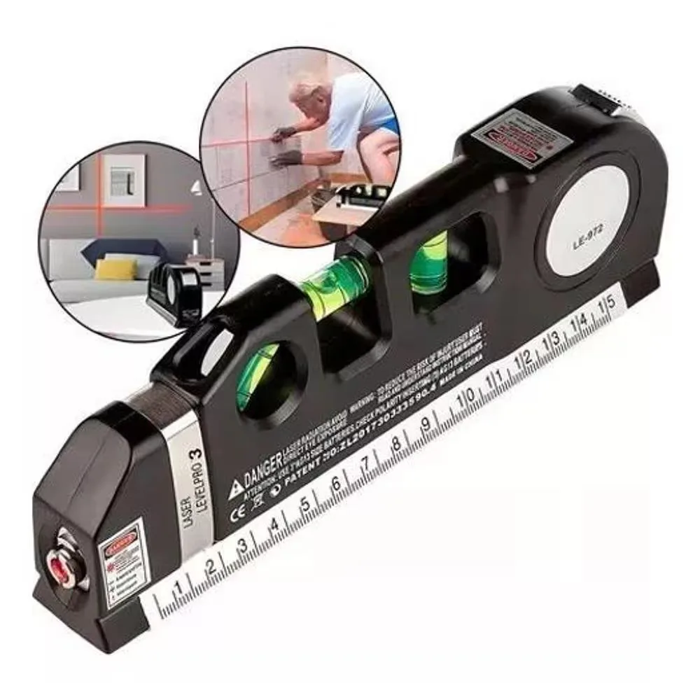 Professional Laser Level Trena Level Pro 3 Stages High Precision Construction Tools Professional Precision Tape Measure