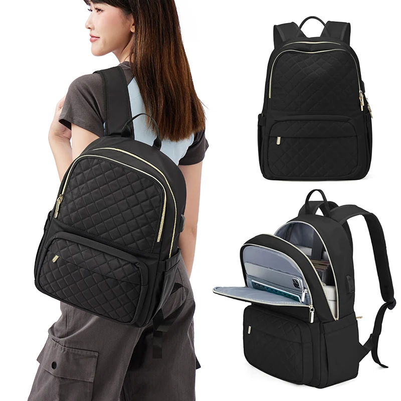 Laptop Backpack for Women Computer Bag Casual Notebook Back packs for Work Travel Business Trip College Backpack Practical Gift