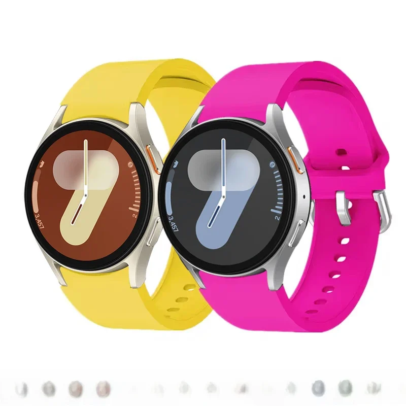 Armband für Samsung Galaxy Uhr 6/4/7 44mm 40mm/5 Pro 45mm Armband 20mm Silikon Armband Galaxie Uhr 6