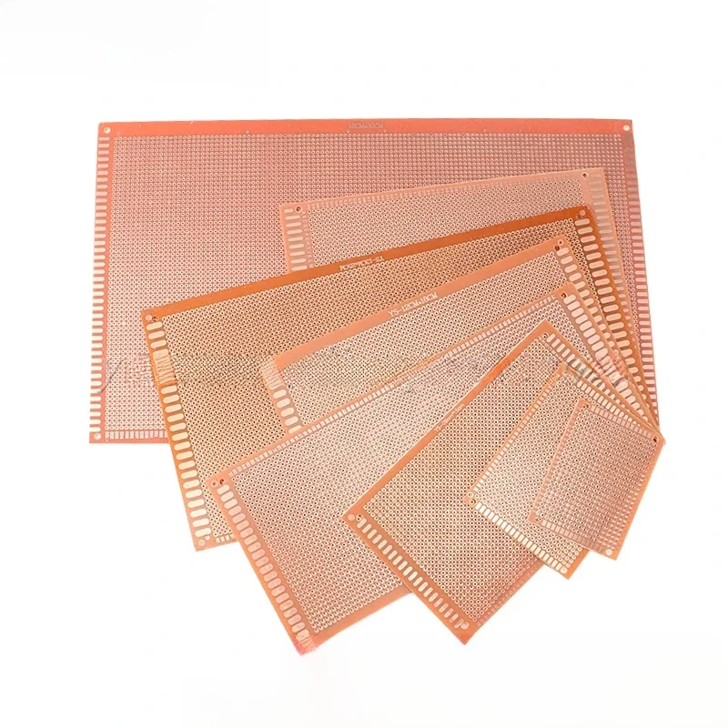 Płytka drukowana jednostronna 18*30 15*18 12*18 9*15 7*9 5*7CM Uniwersalna płytka prototypowa PCB Eksperymentalna płytka bakelitowa z miedzią — zdjęcie 2