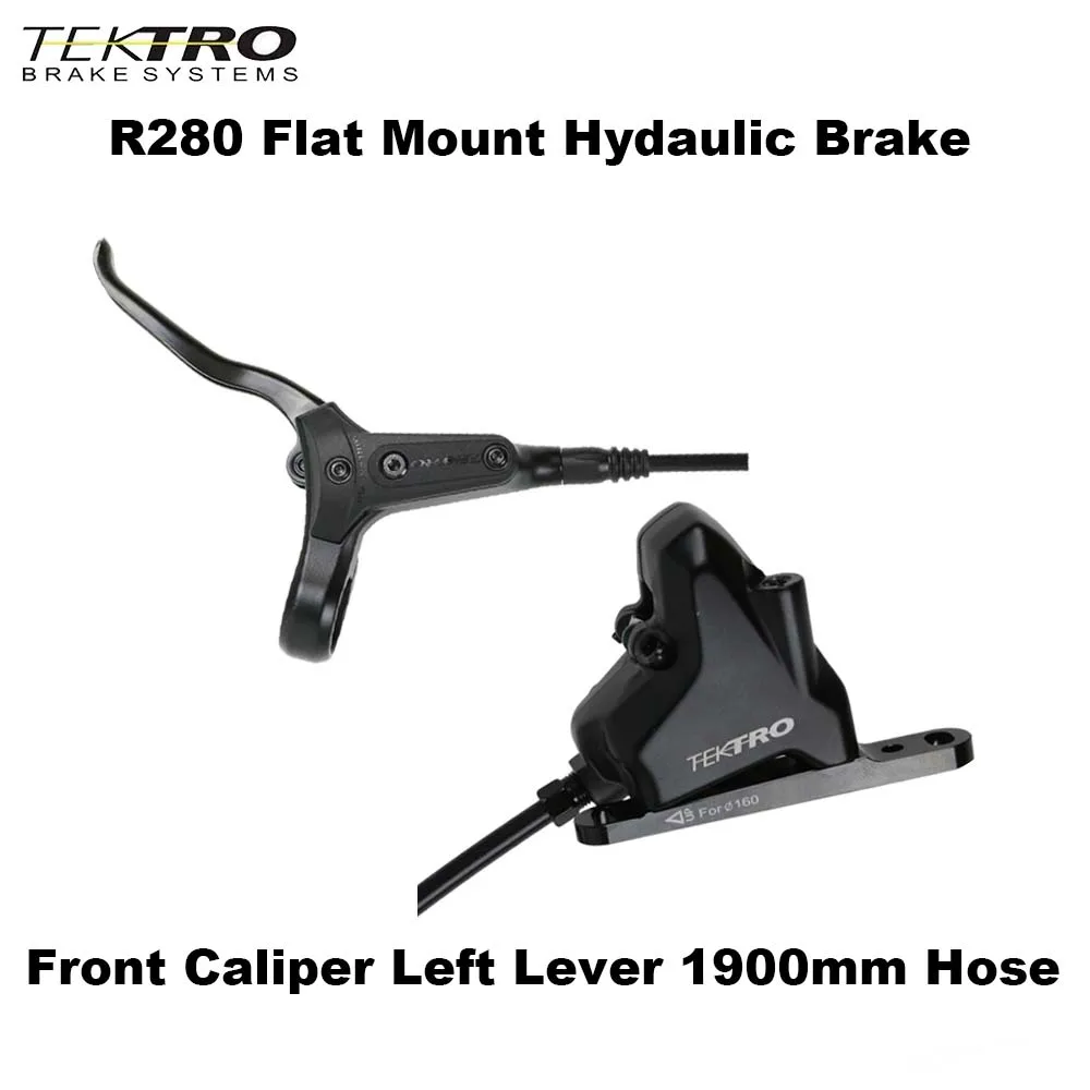 TEKTRO R280 flat road bike hydraulic disc brake flat mount brake electric bicycle brakes