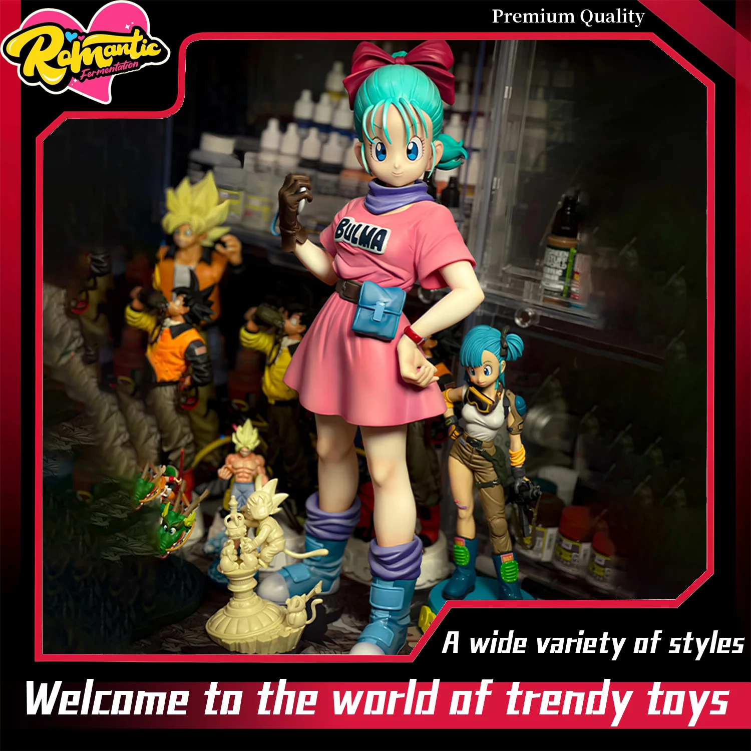 Popular Anime Merchandise - XPuls Bulma Anime GK model figurine,