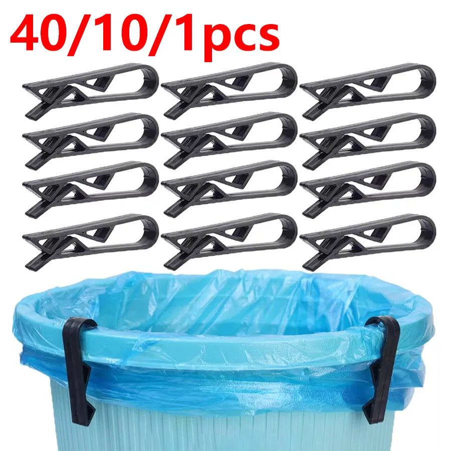 1/10/40PCS Household Multi-purpose Storage Clips, Garbage Bag Holder & Snack Bag Sealer Practical Kitchen Food Sealing Fasteners