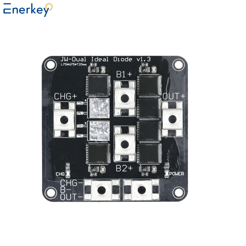 Enerkey 75V 100A Ideal Diode Module Solar Controller Battery Charging Anti-Reverse Current Protection For Electric vehicle