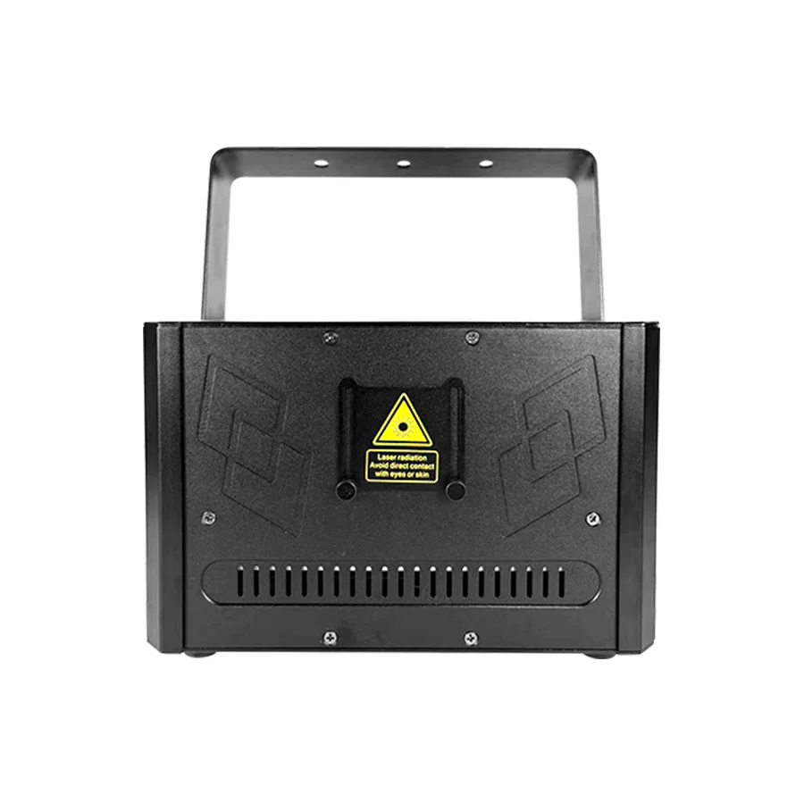 10W Vollfarbiger RGB-Animationslaser, Unterstützt RJ45 ILDA DMX512 & Bluetooth App-Steuerung, Professionelles Bühnenlicht für Party, Hochzeit, Disco