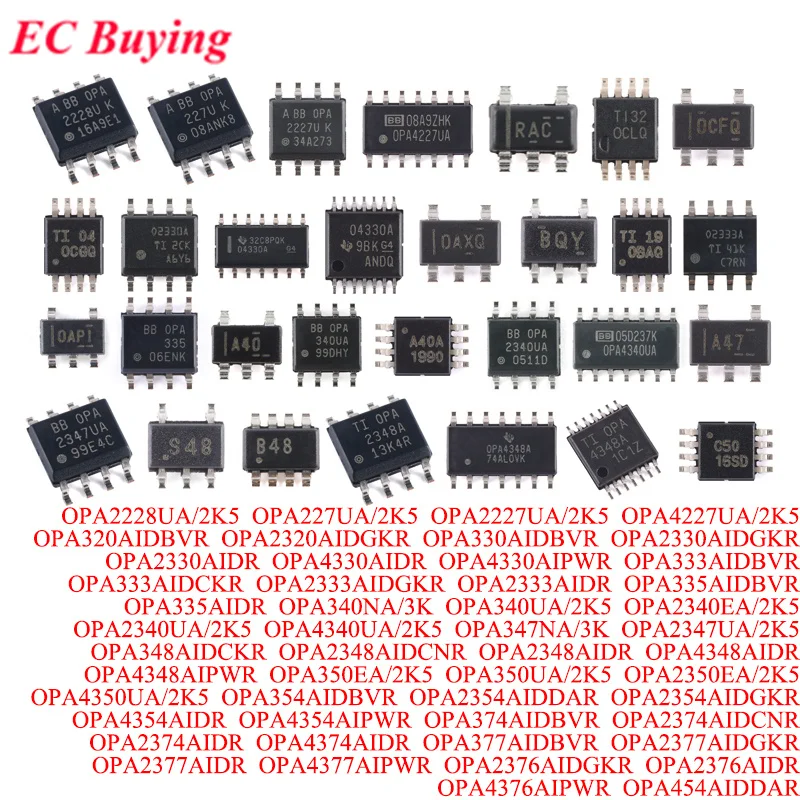 1-10pcs OPA2228UA OPA227UA OPA2227UA OPA4227UA OPA320AIDBVR OPA2320AIDGKR OPA330AIDBVR OPA2330AIDGKR OPA2330AIDR OPA4330AIDR IC