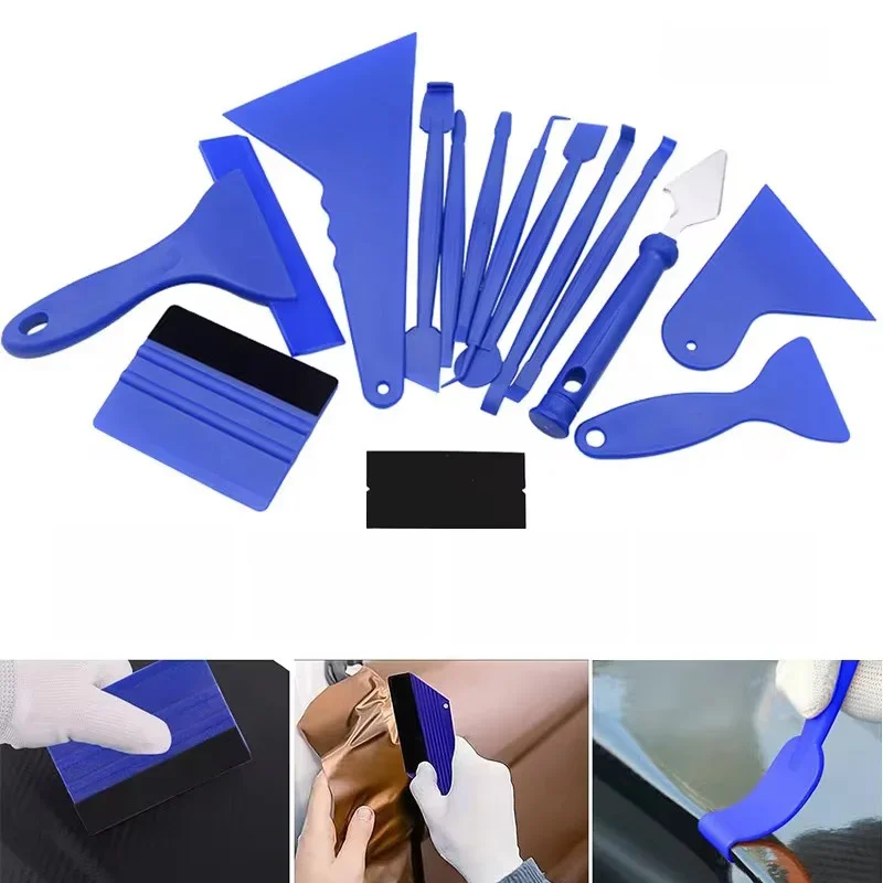 NeoWrap 18/10pcs Car Wrapping Tools Kit Vinyl Scraper Cutter Film Squeegee Set Plastic Wrap Tool Car Window Tinting Accessories
