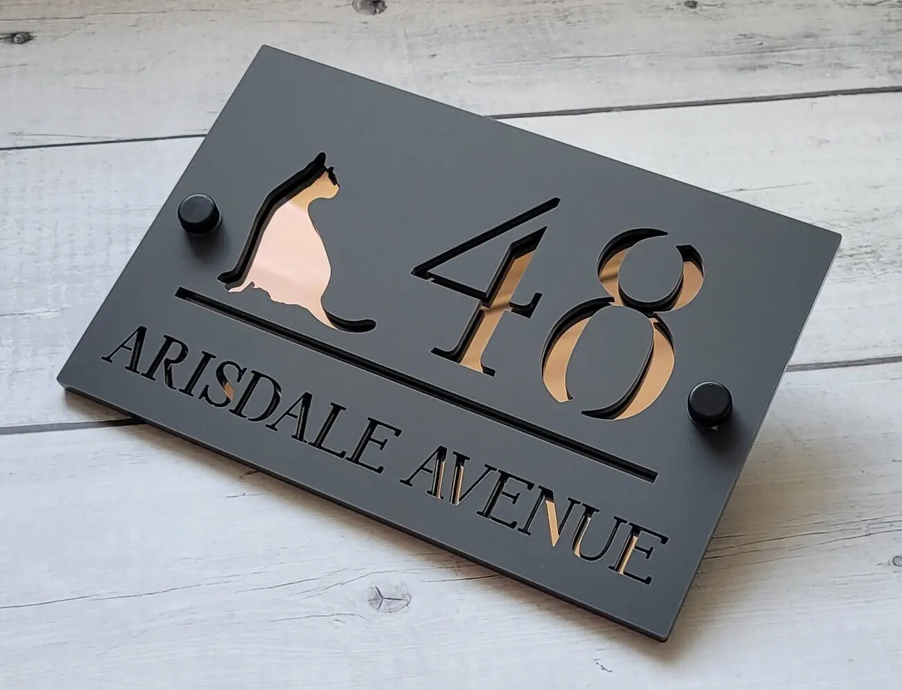 

Contemporary House Sign House Number Sign Door Number Custom Door Sign House Plaque