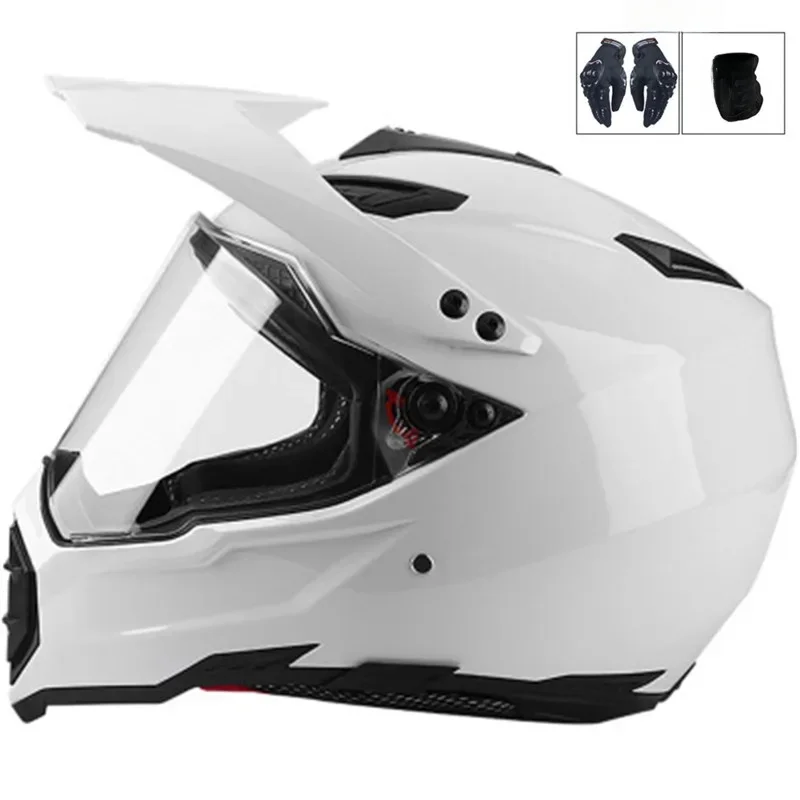 AliExpress NONE Motocross Helmet Off Road Professional Atv Cross Mtb Dh Racing Motorcycle Dirt Bike Capacete De Moto Casco White CE DOT