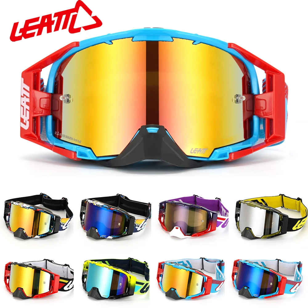 

LEATT Velocity 6.5 Motocross Goggles Double Layers Anti Fog Motorcycle Goggle Outdoor Sport Skiing Glasses MTB Downhill Eyewear