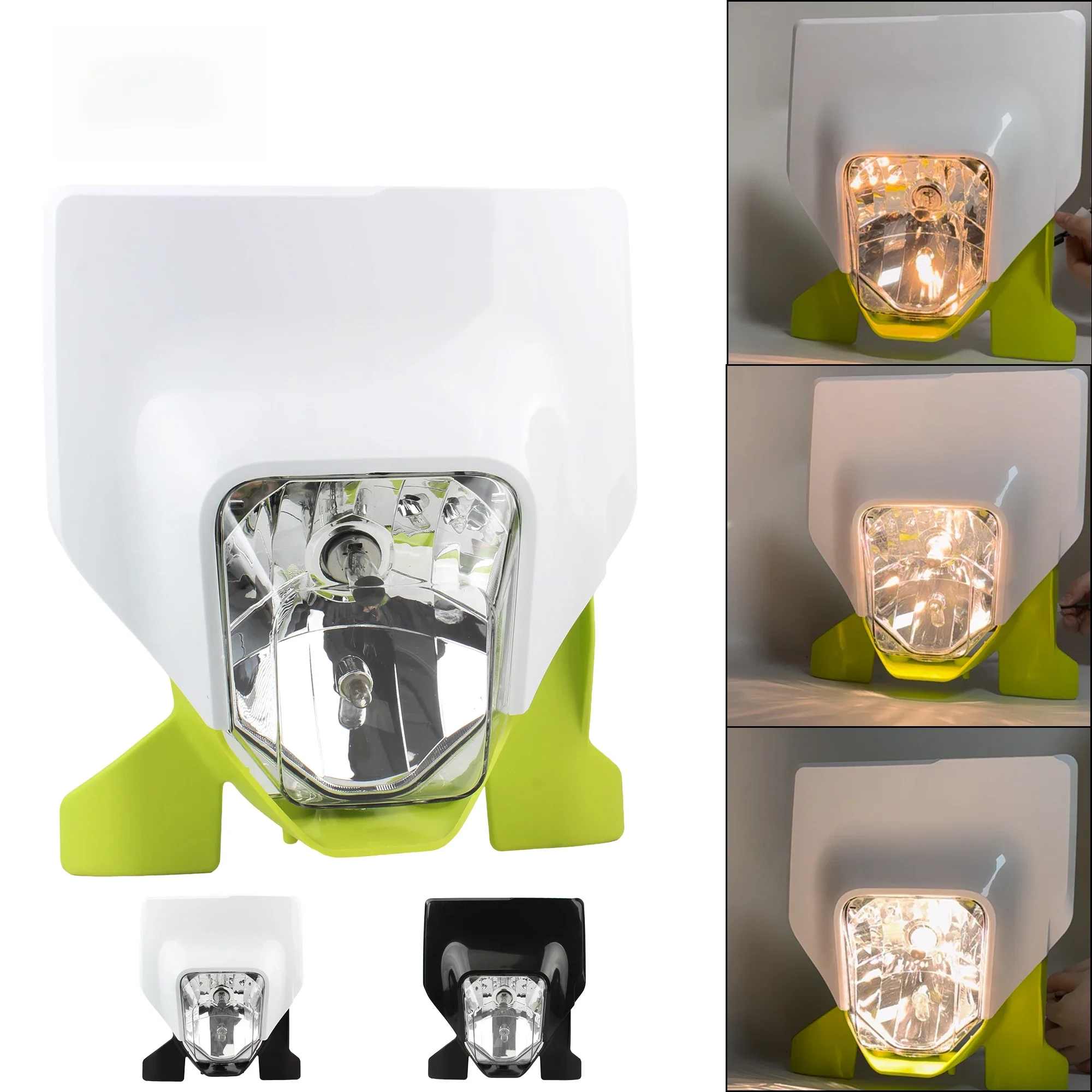 AliExpress PowerMotor for Husqvarna Motorcycle Headlight Light Wick Halogen Lamp FC FE TC TE 125 300 300i 250 450 700 Accessories Enduro Pit Dirt Bike