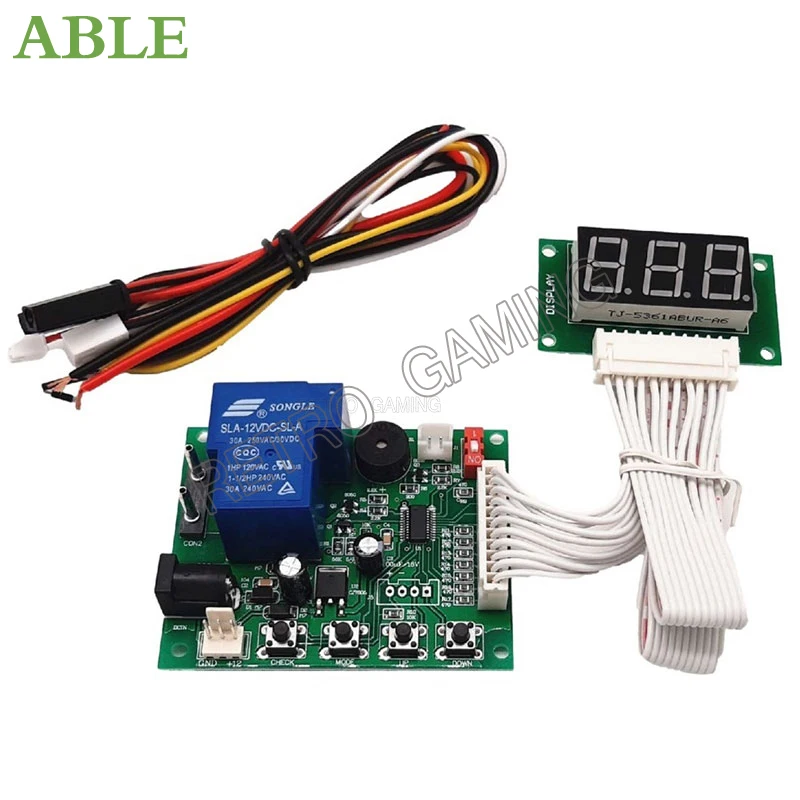 JY-17B 3-digits Timer Board Coin Operated Timer Control Board Power Supply for Coin Acceptor Selector Device Washing Machines