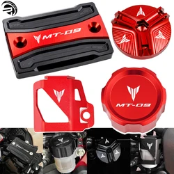 For Yamaha MT09 MT-09 MT 09 Tracer 900GT FZ09 2014-2020 Motorcycle Front Rear Brake Fluid Reservoir Cover Guard Oil Filler Cap