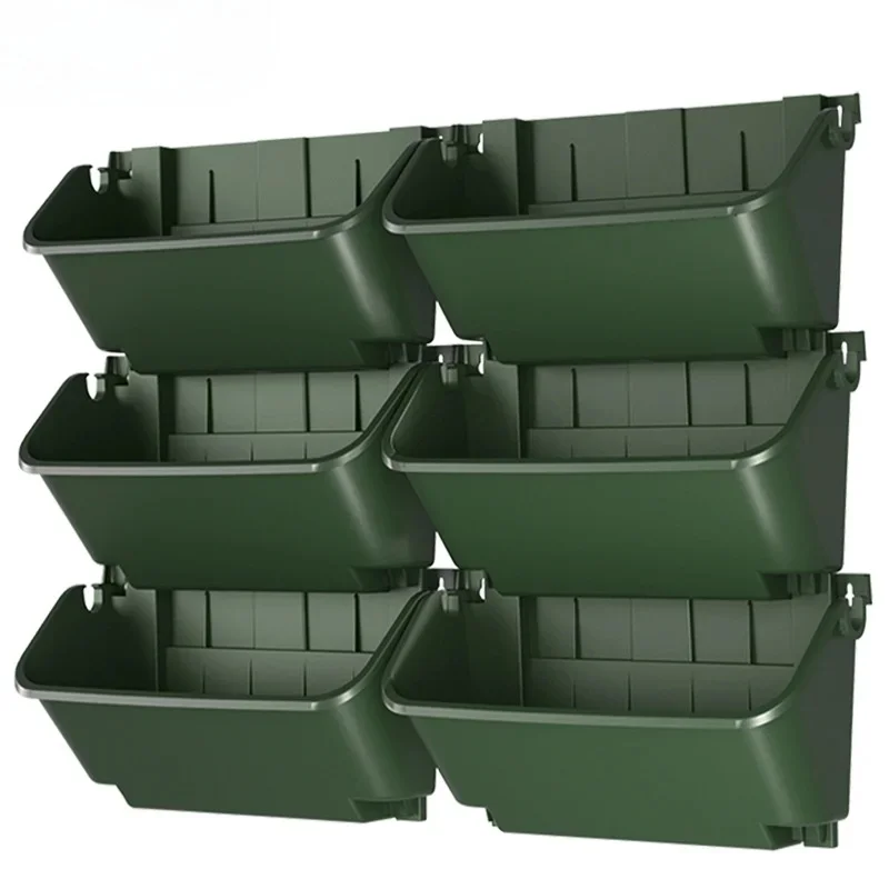 1Pc Plastic Bloempotten Verticale Plant Muren Driedimensionale Groene Container Behuizingen Plantenbakken Plantenbakken Bos Dozen - afbeelding 2