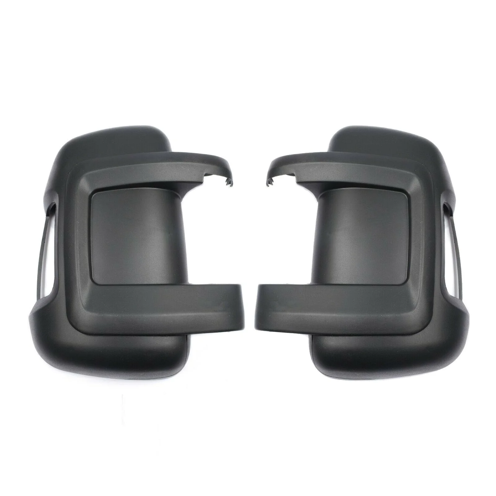 For Ducato Boxer Jumper 2006-2020 Left Right 2 Piece Set Exterior Mirror Cover Black Color 735517073 - 735517041