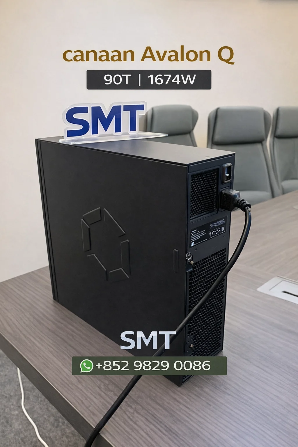 

SMT BUY 3 GET 2 FREE Canaan Avalon Q 90T BTC Miner High Efficiency SHA 256 Bitcoin Mining Machine 1674W