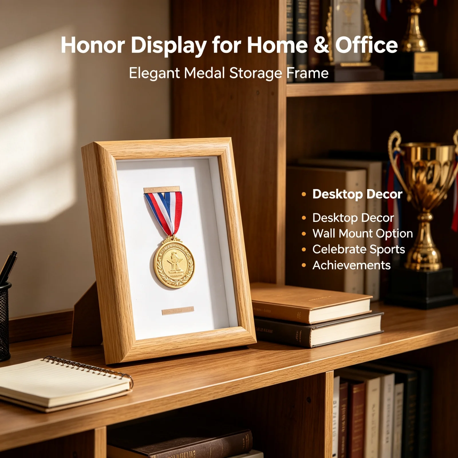 Solid Wood Hollow Medal Displa - Photography Awards review and price