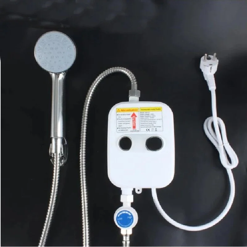 Robinet de chauffe-eau électrique à température constante, chauffage instantané, affichage LED, installation verticale pour douche