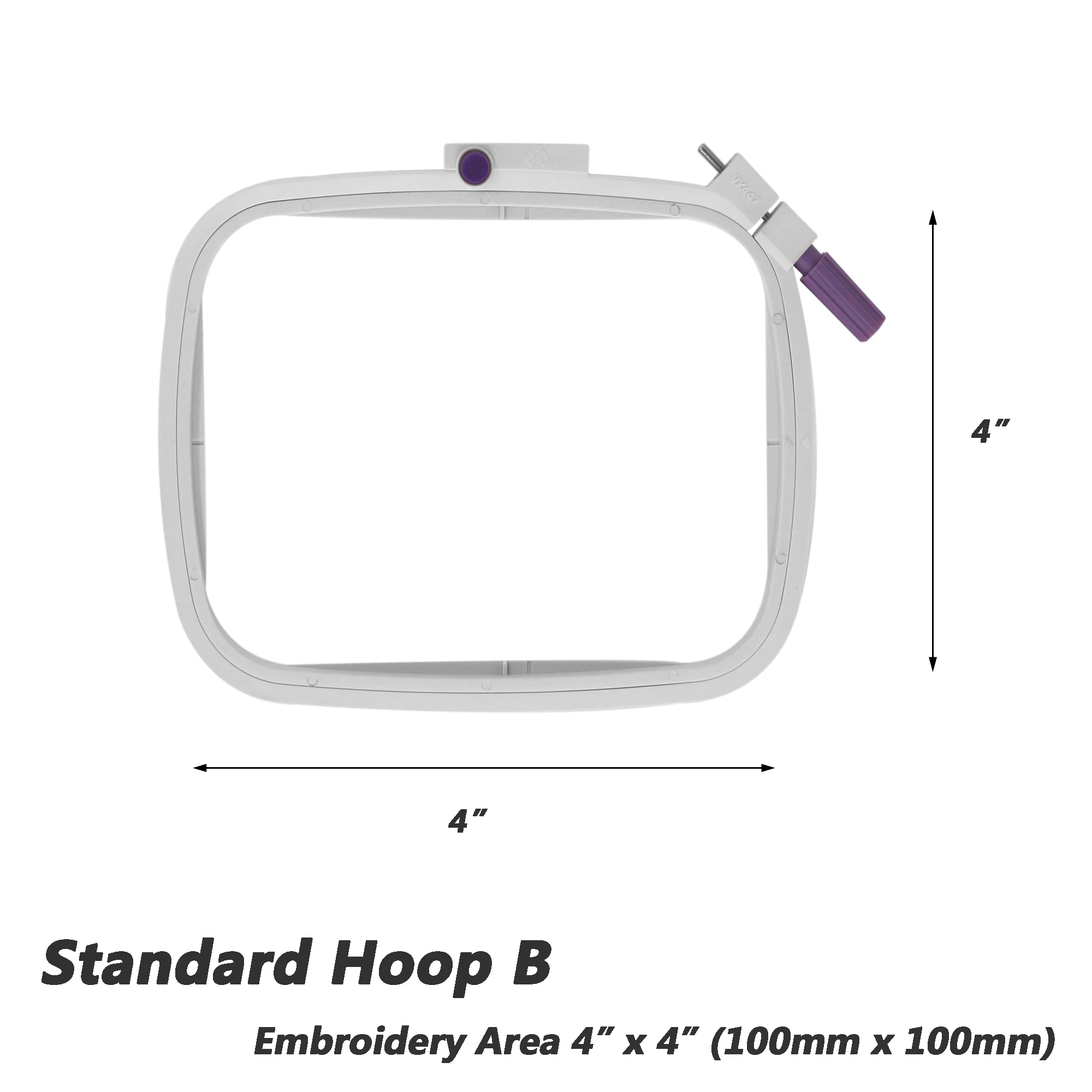 

VK447 Embroidery Standard Hoop B for Husqvarna Viking Designer I Rose 600 Iris Scandinavia 400 300 Sewing Machine Frame