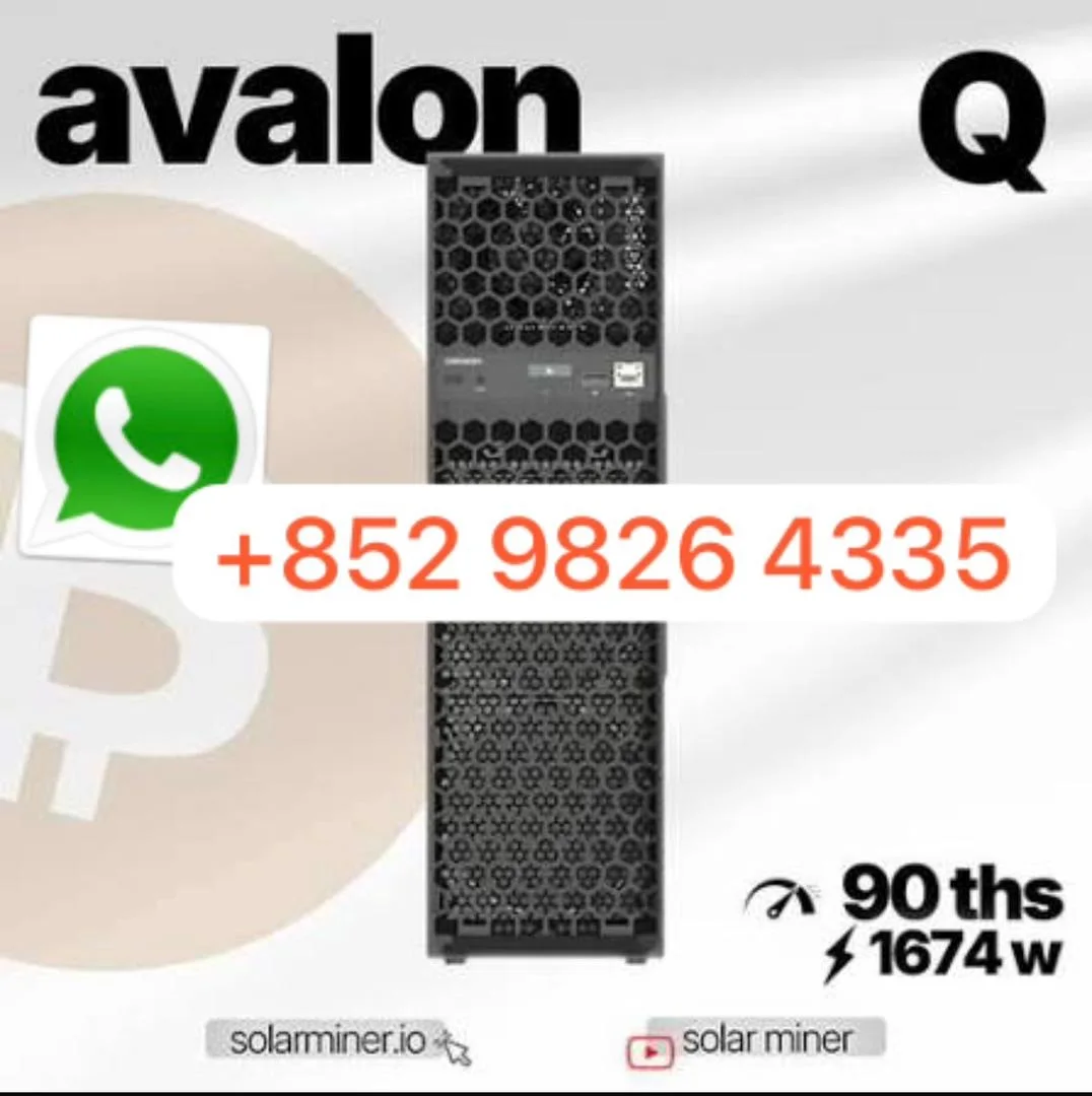 

ANew Canaan Avalon Q 90th/s 1674W 18.6J/Th Metal 1-Year Warranty Home Bitcoin Miner