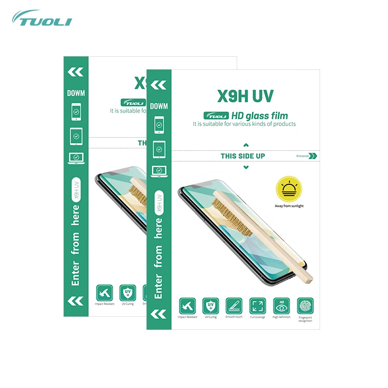 Tuoli-escova hd Anti-aço Resistente à Fricção Protetor de Tela uv Vidro Flexível Curvo Filme Tpu Máquina Cortadora X9h 30 Unid 50 Unid