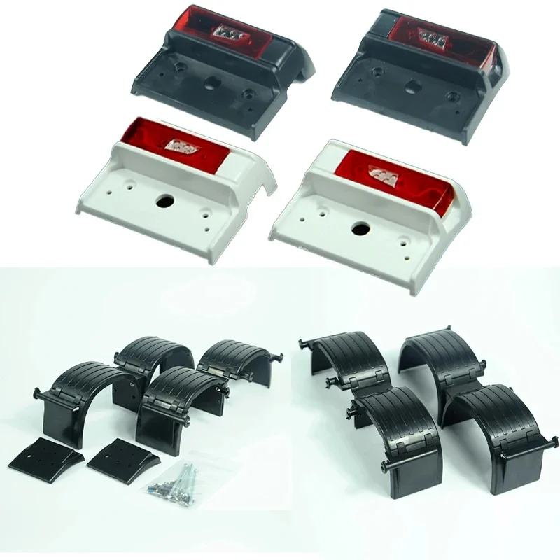 Feux arrière de simulation pour camion RC Tamiya 1/14 SCANIA 770S 6X4 56368 R620 VOLVOO BENZ Arocs MANN TGX - Accessoires automobiles