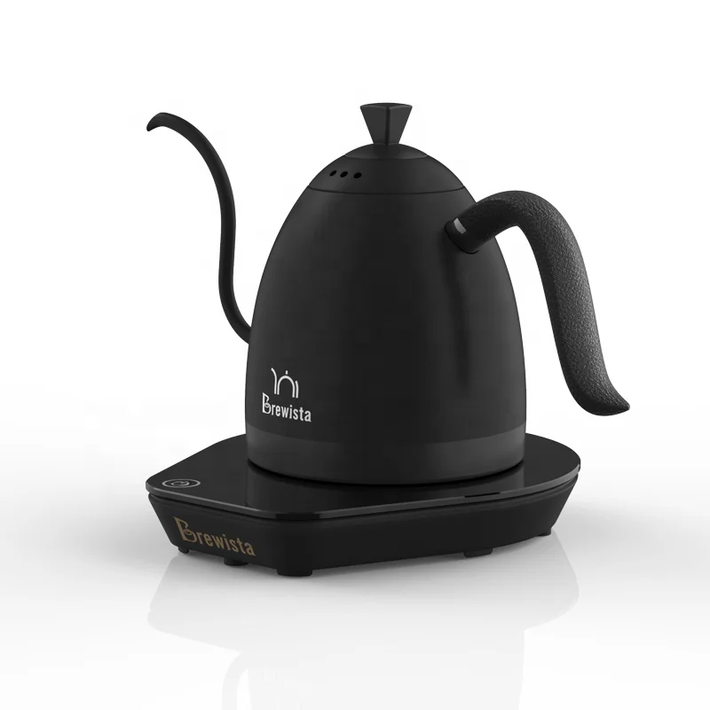 Brewista-4th Intelligent Gooseneck Coffee Kettle, Double Wall, Digital Temperature Control, Coffee Pot, 600ml, 220V