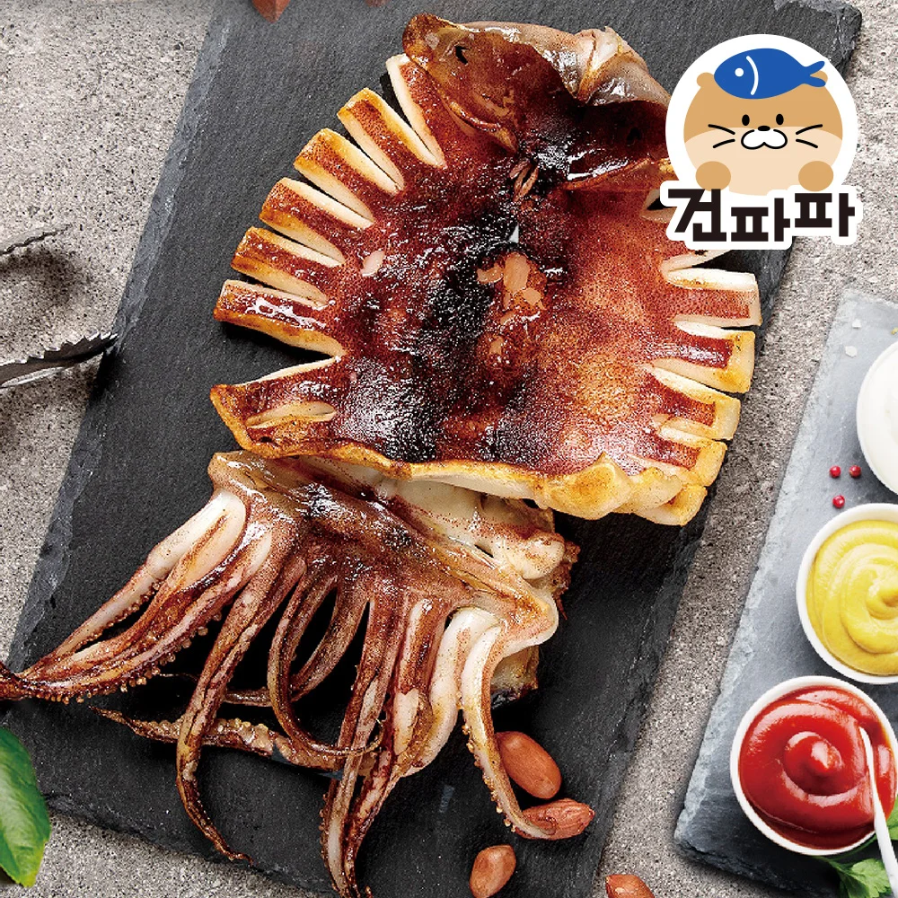 [품질보증] 구룡포건조 원양산 반건조오징어 피데기 왕왕특 5미 (약 810g) - 4