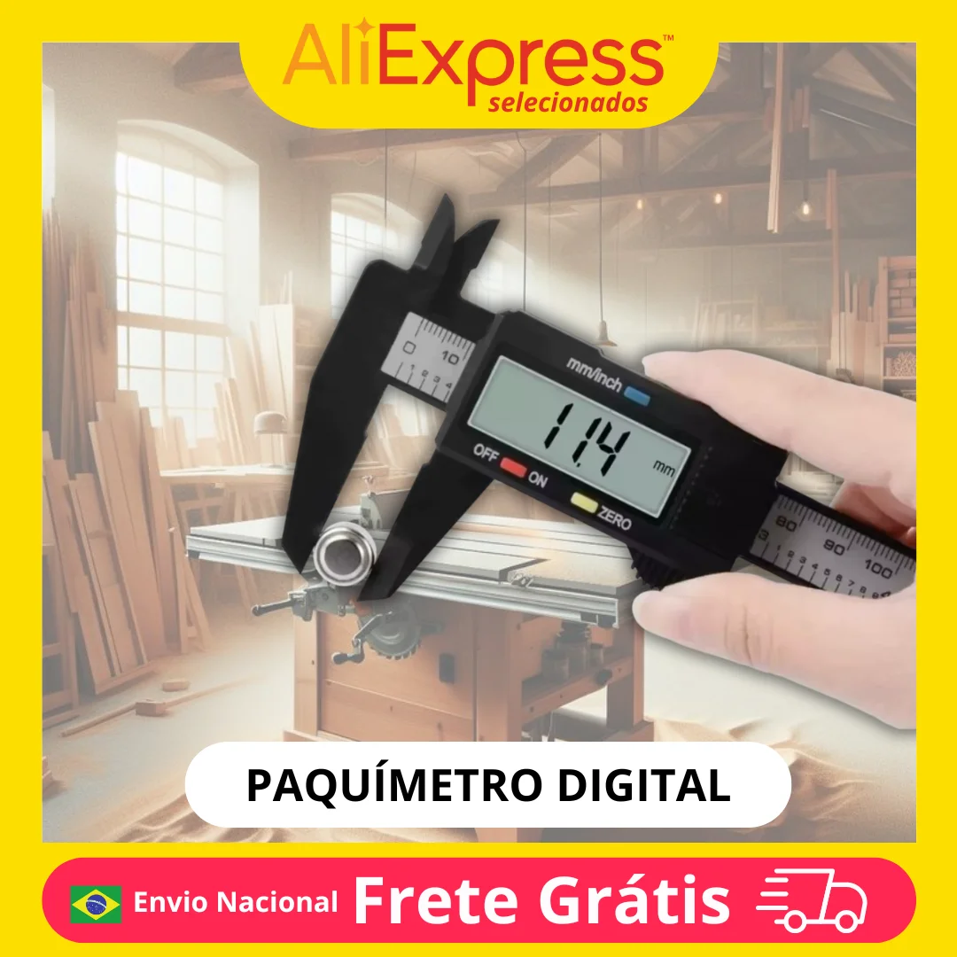 Digital Caliper: Precision and efficiency for detailed work, ideal for professionals demanding in industrial measurement