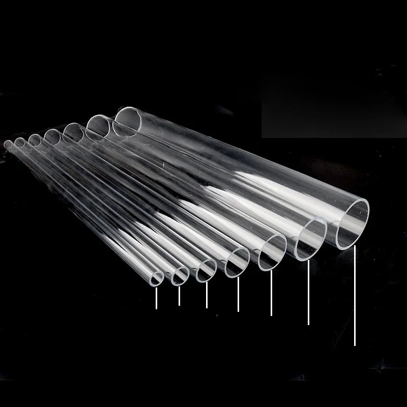 1pc 50cm Lange OD 16 ~ 110mm Transparent Acryl Rohr Schlauch Aquarium Zubehör Aquarium Plexiglas Wasser versorgung Rohr Armaturen